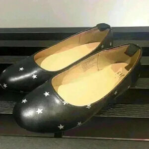 GAP Kids Faux Leather Ballet Flats | size 3  like new